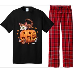 Halloween Cats Funny Cat Pajama Set