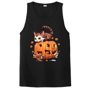 Halloween Cats Funny Cat PosiCharge Competitor Tank