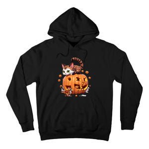 Halloween Cats Funny Cat Tall Hoodie