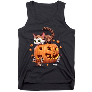 Halloween Cats Funny Cat Tank Top