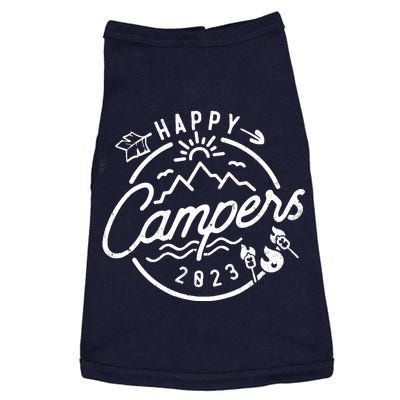 Happy Camper Funny Camping Vintage Retro Doggie Tank