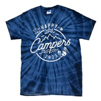 Happy Camper Funny Camping Vintage Retro Tie-Dye T-Shirt