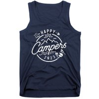 Happy Camper Funny Camping Vintage Retro Tank Top