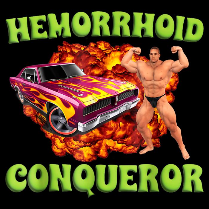 Hemorrhoid Conqueror Funny Oddly Specific Dank Meme Hoodie