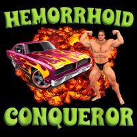 Hemorrhoid Conqueror Funny Oddly Specific Dank Meme Full-Length Apron With Pockets