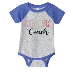 Health Coach Fitness Trainer Fitness Instructor Cool Gift Infant Baby Jersey Bodysuit