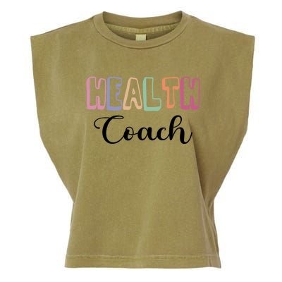 Health Coach Fitness Trainer Fitness Instructor Cool Gift Garment-Dyed Women's Muscle Tee