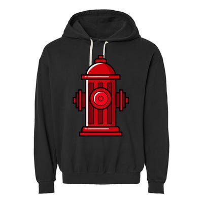 Halloween Costume Fire Hydrant funny simple safety Garment-Dyed Fleece Hoodie