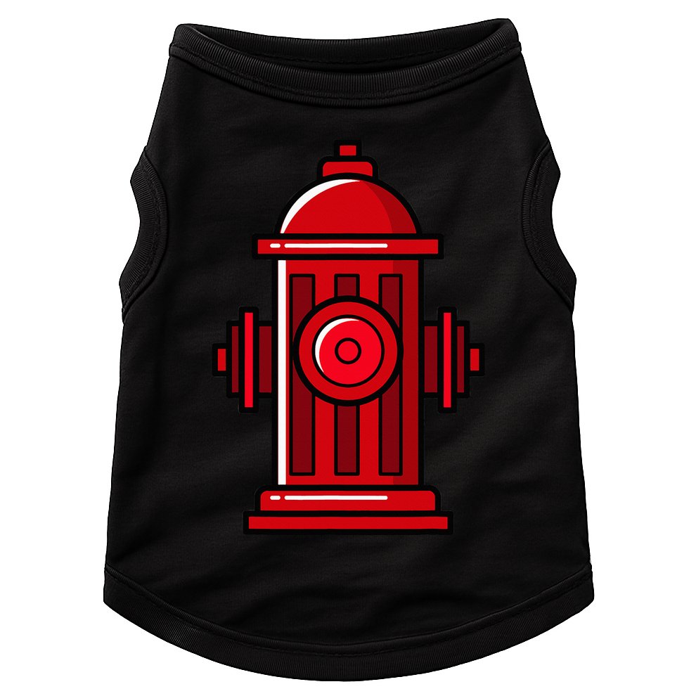 Halloween Costume Fire Hydrant funny simple safety Doggie Tank