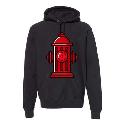 Halloween Costume Fire Hydrant funny simple safety Premium Hoodie