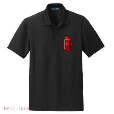Halloween Costume Fire Hydrant funny simple safety Dry Zone Grid Polo