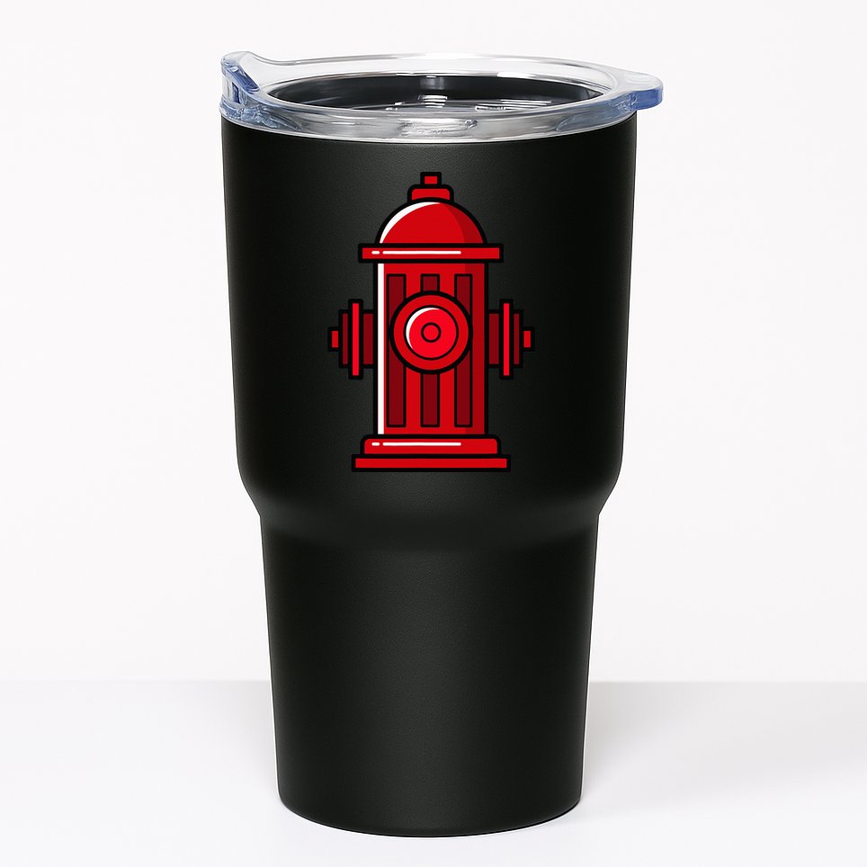Halloween Costume Fire Hydrant funny simple safety Tumbler