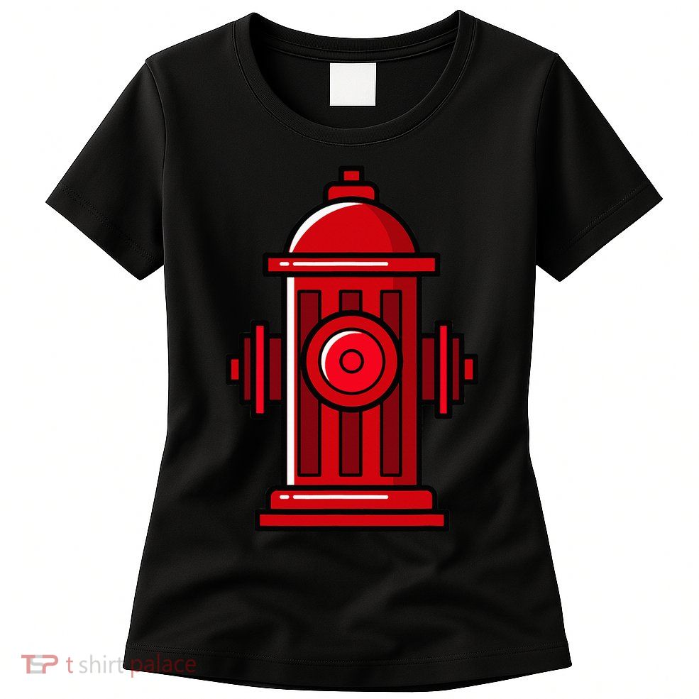 Halloween Costume Fire Hydrant funny simple safety Womens T-Shirt