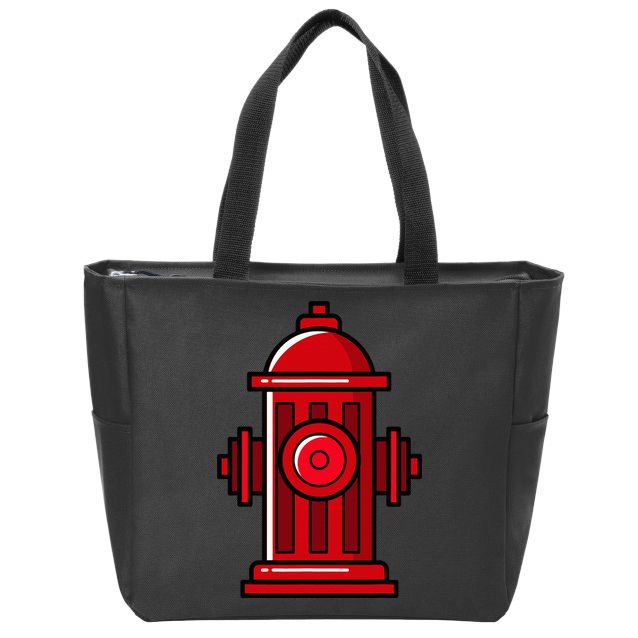 Halloween Costume Fire Hydrant funny simple safety Zip Tote Bag