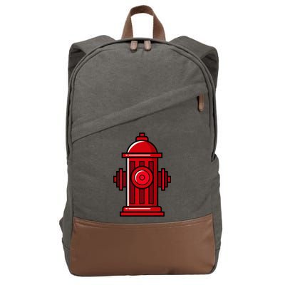 Halloween Costume Fire Hydrant funny simple safety Cotton Canvas Backpack