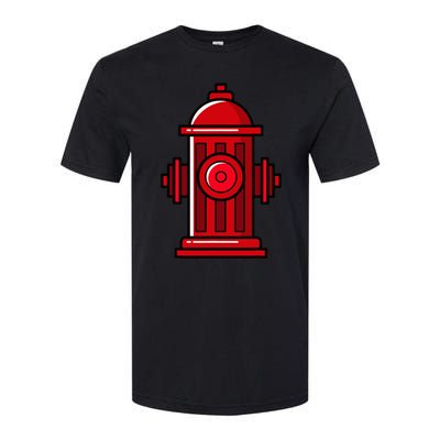 Halloween Costume Fire Hydrant funny simple safety Softstyle® CVC T-Shirt