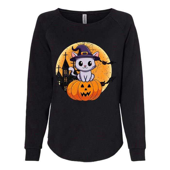 Halloween cats funny cat Halloween Womens California Wash Sweatshirt