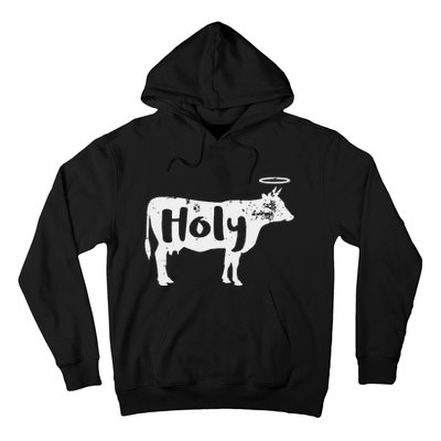 Holy Cow Funny Dairy Farmer Midwest Pride Hoodie