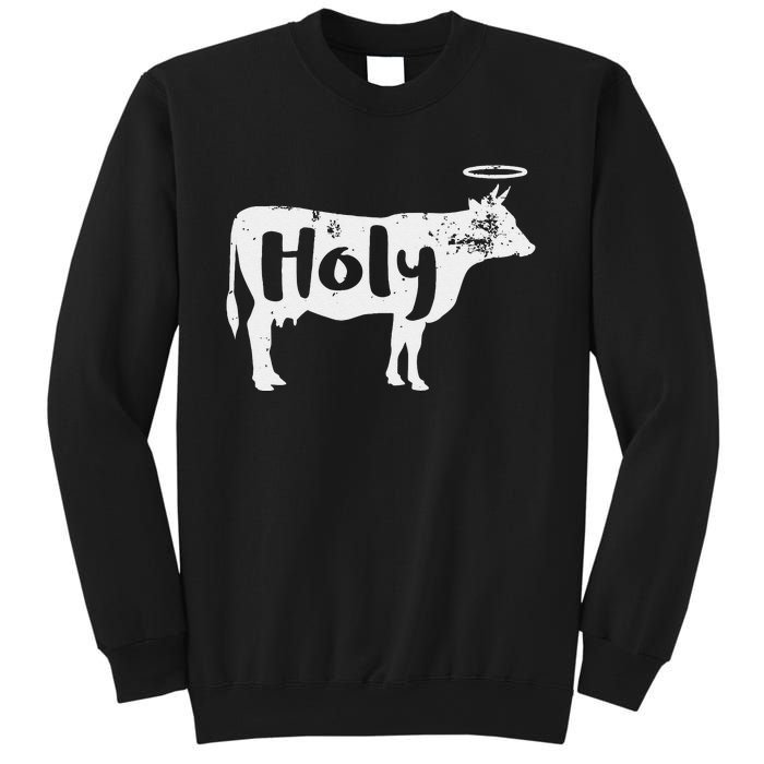 Holy Cow Funny Dairy Farmer Midwest Pride Sweatshirt