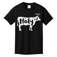 Holy Cow Funny Dairy Farmer Midwest Pride Kids T-Shirt