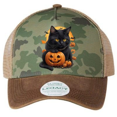 Halloween Cats Funny Cat Halloween Legacy Tie Dye Trucker Hat