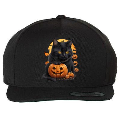 Halloween Cats Funny Cat Halloween Wool Snapback Cap