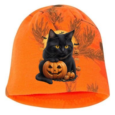 Halloween Cats Funny Cat Halloween Kati - Camo Knit Beanie