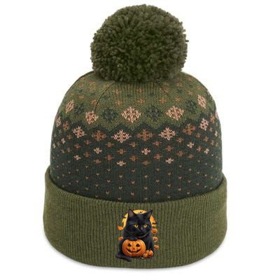 Halloween Cats Funny Cat Halloween The Baniff Cuffed Pom Beanie