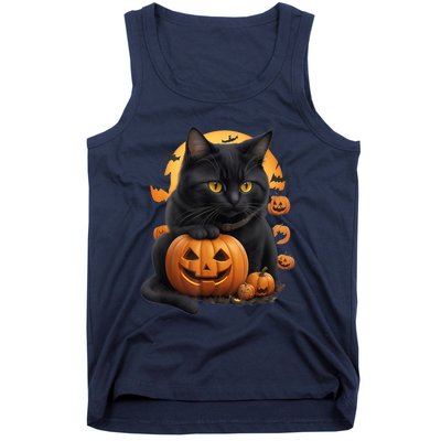 Halloween Cats Funny Cat Halloween Tank Top