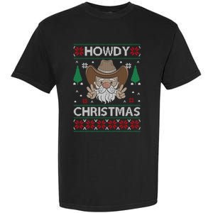 Howdy Christmas Funny Christmas Costume Christmas Gift Garment-Dyed Heavyweight T-Shirt