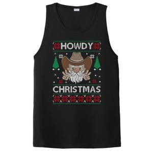 Howdy Christmas Funny Christmas Costume Christmas Gift PosiCharge Competitor Tank