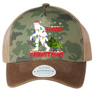 Hairy Christmas Funny Bigfoot Xmas Santa Hat Family Matching Gift Legacy Tie Dye Trucker Hat