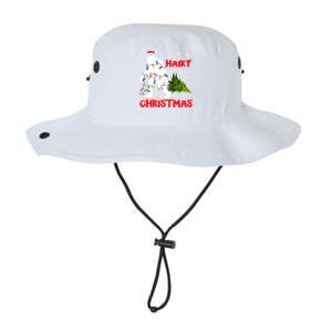 Hairy Christmas Funny Bigfoot Xmas Santa Hat Family Matching Gift Legacy Cool Fit Booney Bucket Hat