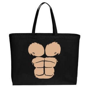 Halloween Costume Funny Monkey Gorilla Chest Suit Halloween Cotton Canvas Jumbo Tote