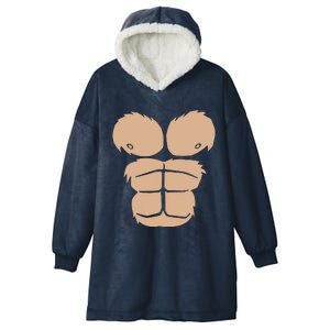 Halloween Costume Funny Monkey Gorilla Chest Suit Halloween Hooded Wearable Blanket