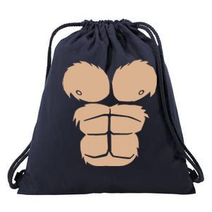 Halloween Costume Funny Monkey Gorilla Chest Suit Halloween Drawstring Bag