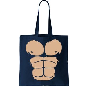 Halloween Costume Funny Monkey Gorilla Chest Suit Halloween Tote Bag