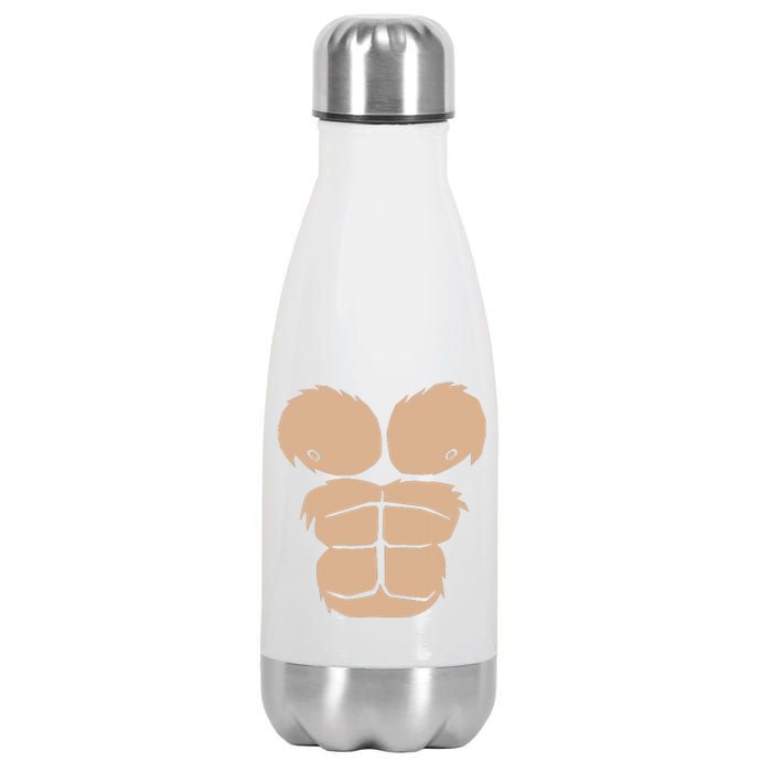 Halloween Costume Funny Monkey Gorilla Chest Suit Halloween Stainless Steel Insulated Water Bottle