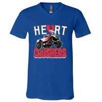 Heart Crushers Funny Gift Valentines Day Gift V-Neck T-Shirt