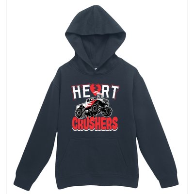 Heart Crushers Funny Gift Valentines Day Gift Urban Pullover Hoodie