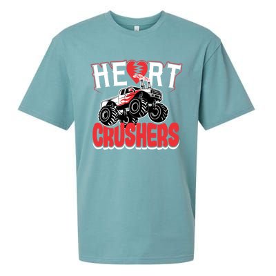 Heart Crushers Funny Gift Valentines Day Gift Sueded Cloud Jersey T-Shirt