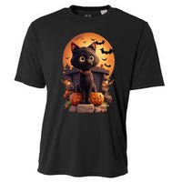 Halloween Cats Funny Cat Halloween Cooling Performance Crew T-Shirt