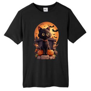 Halloween Cats Funny Cat Halloween Tall Fusion ChromaSoft Performance T-Shirt