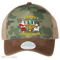 Happy Chrismukkah Funny Hanukkah Christmas Jewish Gifts Xmas Legacy Tie Dye Trucker Hat