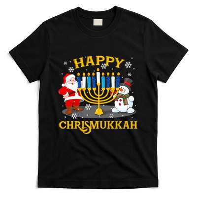 Happy Chrismukkah Funny Hanukkah Christmas Jewish Gifts Xmas T-Shirt