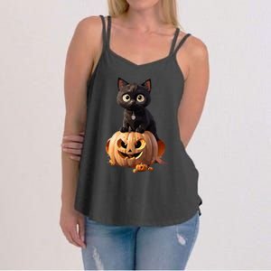 Halloween Cats Funny Cat Women's Strappy Tank