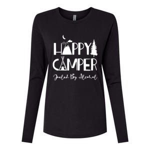 Happy Camper Fueled By Alcohol Funny Ing Party Camping Gift Womens Cotton Relaxed Long Sleeve T-Shirt