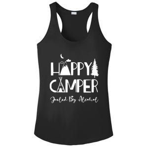 Happy Camper Fueled By Alcohol Funny Ing Party Camping Gift Ladies PosiCharge Competitor Racerback Tank