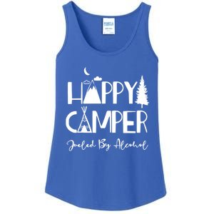 Happy Camper Fueled By Alcohol Funny Ing Party Camping Gift Ladies Essential Tank