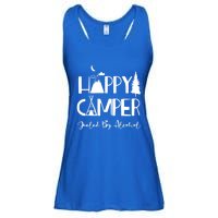 Happy Camper Fueled By Alcohol Funny Ing Party Camping Gift Ladies Essential Flowy Tank